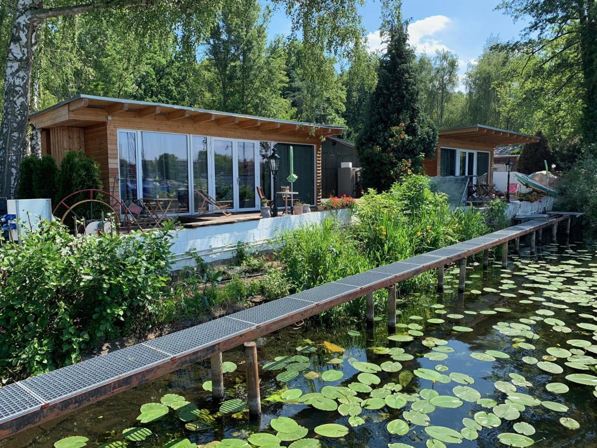Tiny House Oder Ferienwohnung Auf Der Sunset Marina ベルリン エクステリア 写真