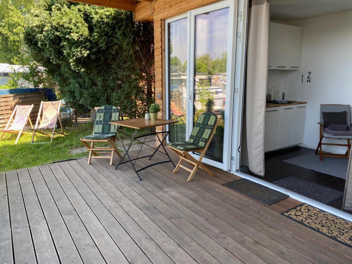 Tiny House Oder Ferienwohnung Auf Der Sunset Marina ベルリン エクステリア 写真