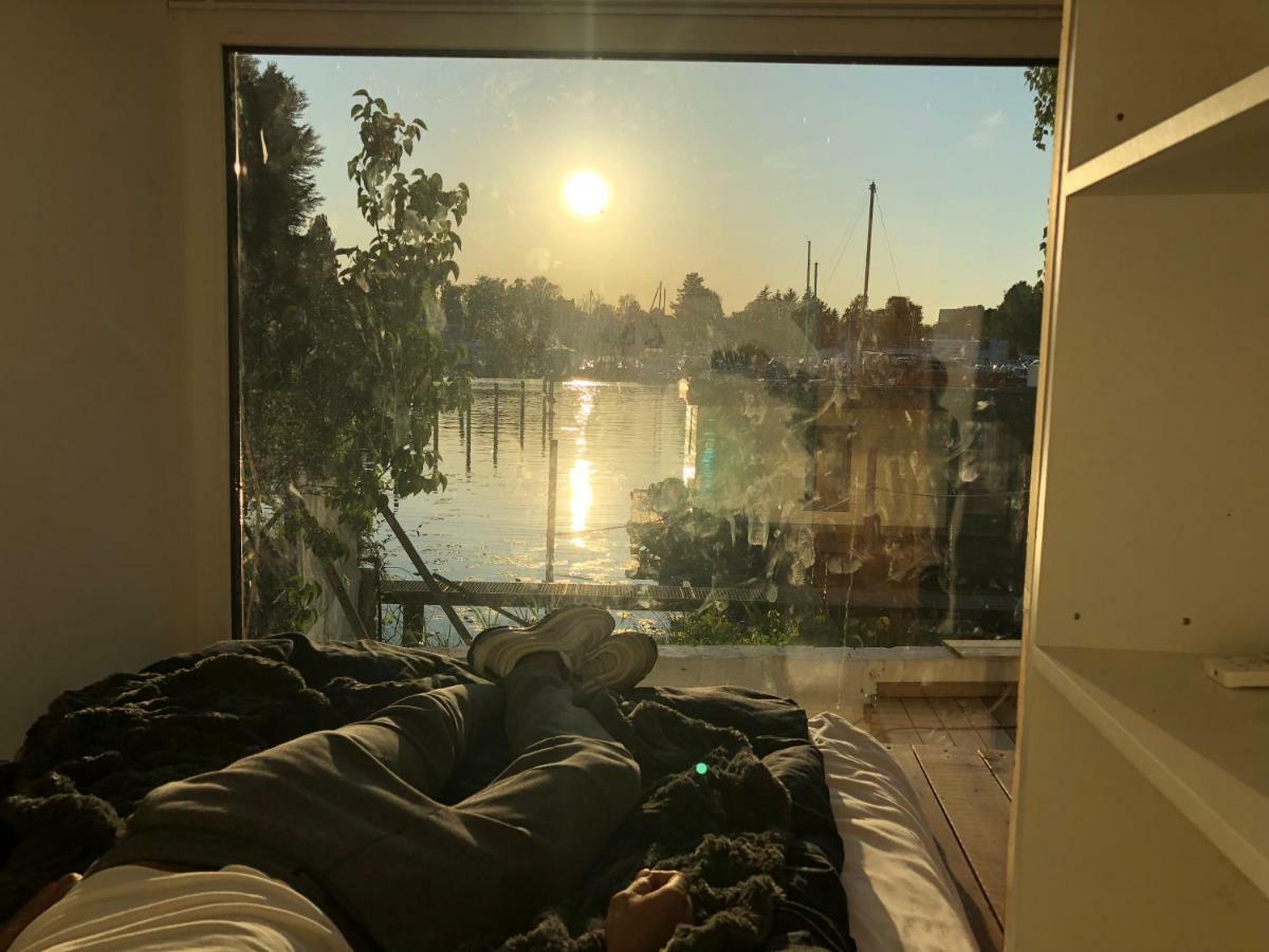 Tiny House Oder Ferienwohnung Auf Der Sunset Marina ベルリン エクステリア 写真